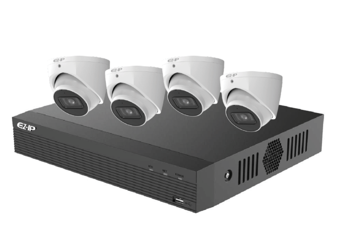 EZIP 4 Channel PRO Network Video Recorder + 4 x 6MP SMD Camera + 2TB HDD Kit - Sydney Security & Data