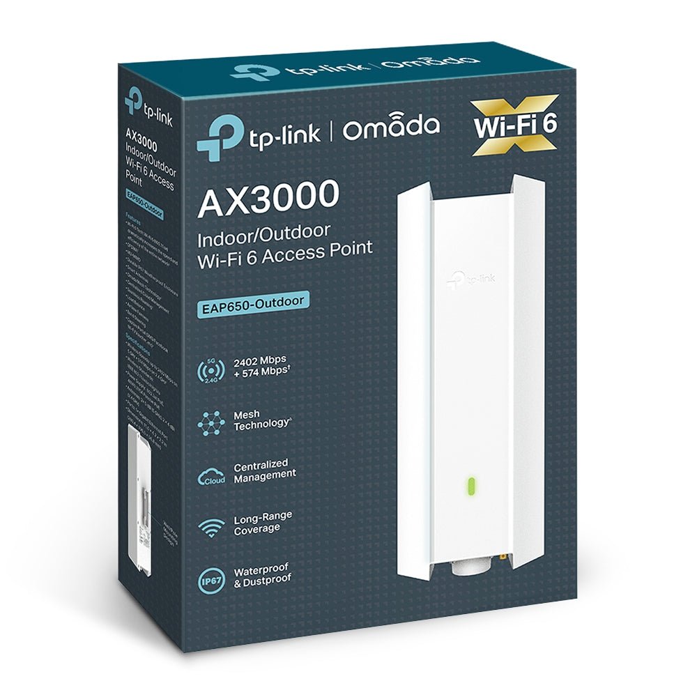 EAP650 - Outdoor | AX3000 Indoor/Outdoor Wi - Fi 6 Access Point - Sydney Security & Data
