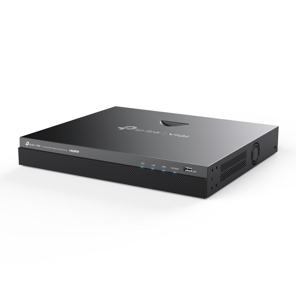 VIGI NVR2016H - 16MP | VIGI 16 Channel PoE+ Network Video Recorder - Sydney Security & Data
