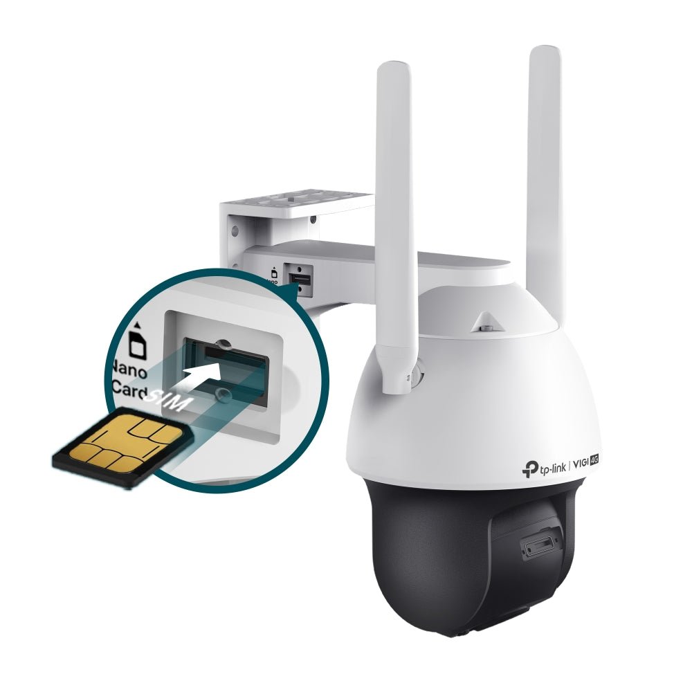 VIGI C540 - 4G(4mm) | VIGI 4MP Outdoor Full - Colour 4G Pan Tilt Network Camera - Sydney Security & Data