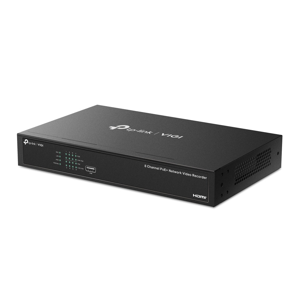 VIGI NVR1008H - 8MP | VIGI 8 Channel PoE+ Network Video Recorder - Sydney Security & Data