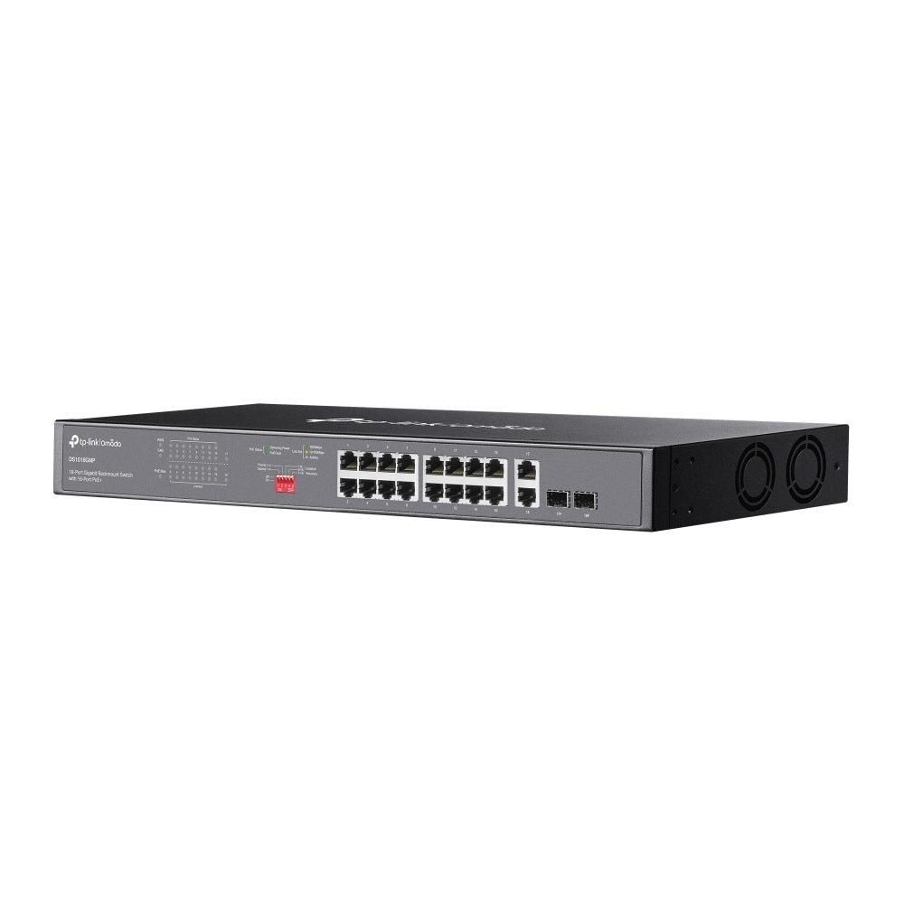 DS1018GMP | Omada 18 - Port Gigabit Rackmount Switch with 16 - Port PoE+ - Sydney Security & Data