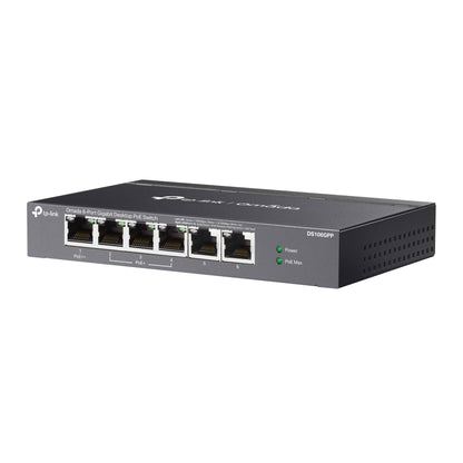 DS106GPP | Omada 6 - Port Gigabit Desktop Switch with 3 - Port PoE+ and 1 - Port PoE++ - Sydney Security & Data