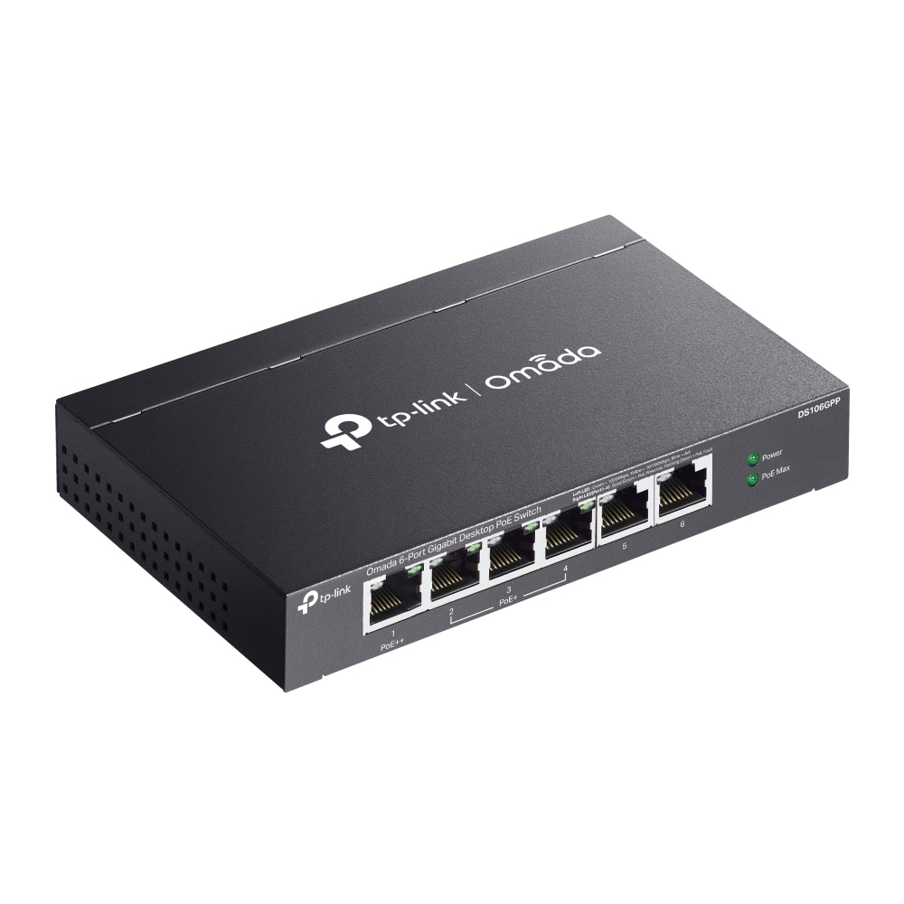 DS106GPP | Omada 6 - Port Gigabit Desktop Switch with 3 - Port PoE+ and 1 - Port PoE++ - Sydney Security & Data