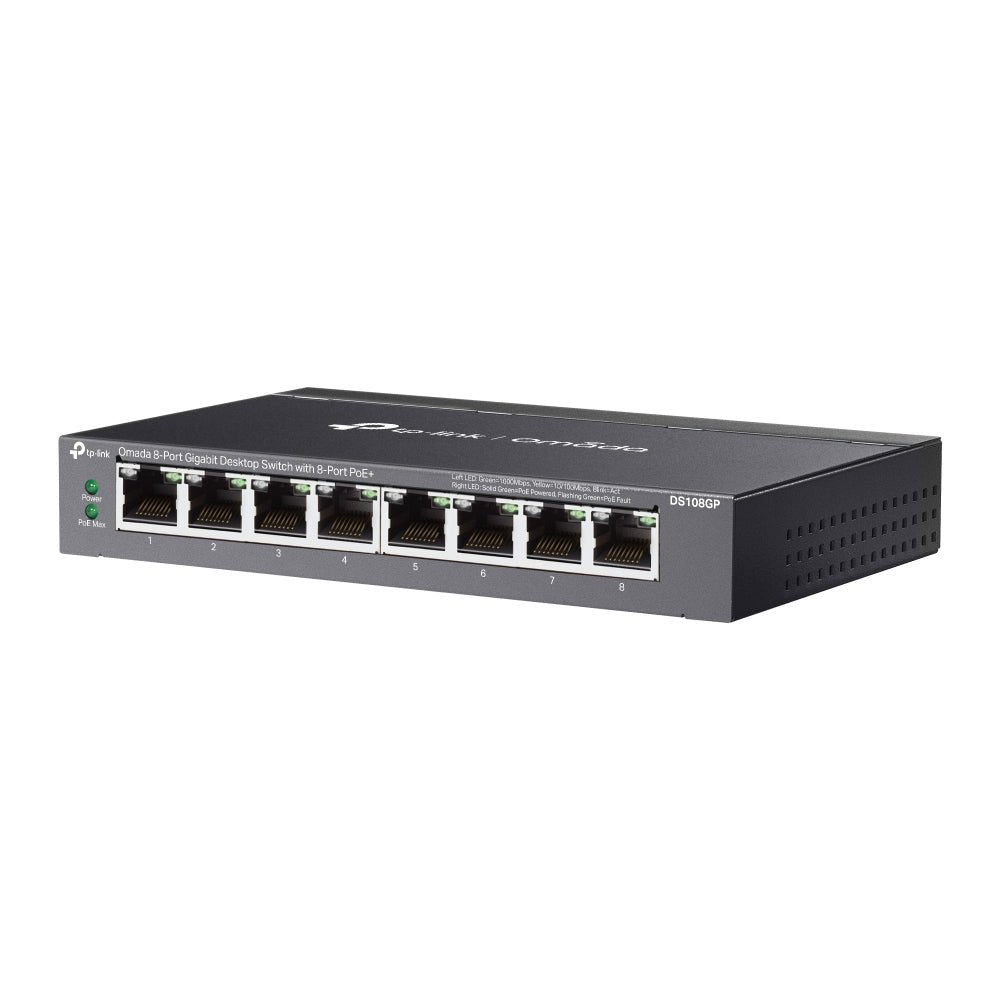 DS108GP | Omada 8 - Port Gigabit Desktop Switch with 8 - Port PoE+ - Sydney Security & Data
