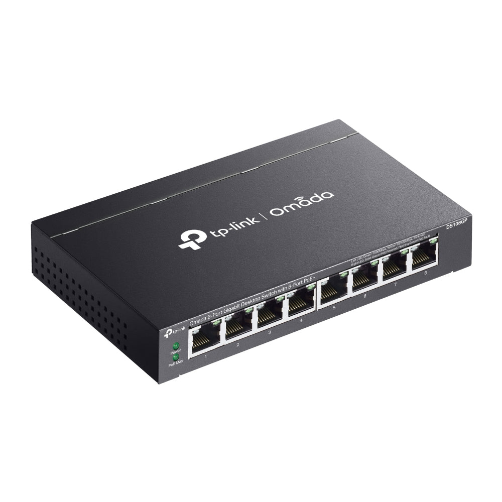 DS108GP | Omada 8 - Port Gigabit Desktop Switch with 8 - Port PoE+ - Sydney Security & Data