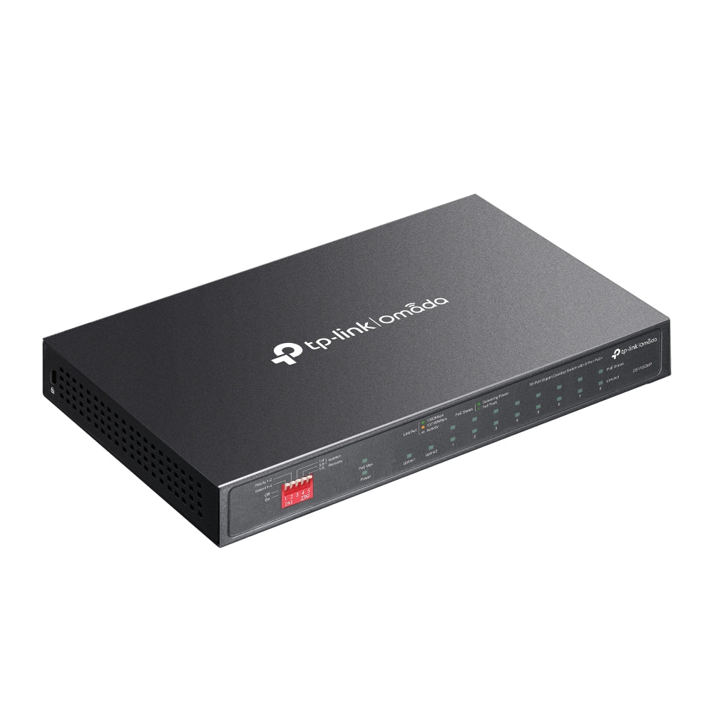 DS110GMP | Omada 10 - Port Gigabit Desktop Switch with 8 - Port PoE+ - Sydney Security & Data