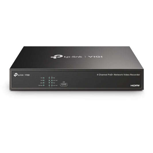 VIGI NVR1004H - 4P | VIGI 4 Channel PoE+ Network Video Recorder - Sydney Security & Data