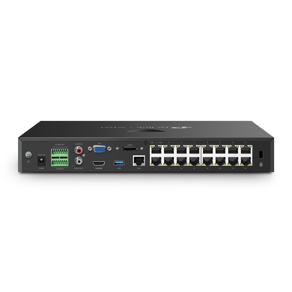 VIGI NVR2016H - 16MP | VIGI 16 Channel PoE+ Network Video Recorder - Sydney Security & Data